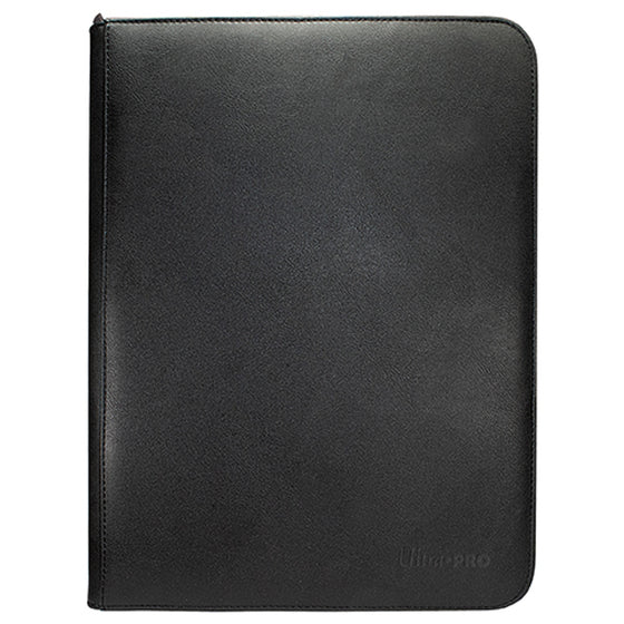 Vivid 9 Pocket Zippered PRO-Binder Black