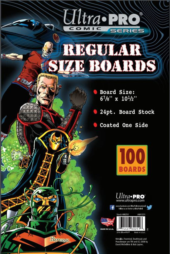 Boards - Regular 6 7/8" x 10 1/2" (100 per pack) (CDG)