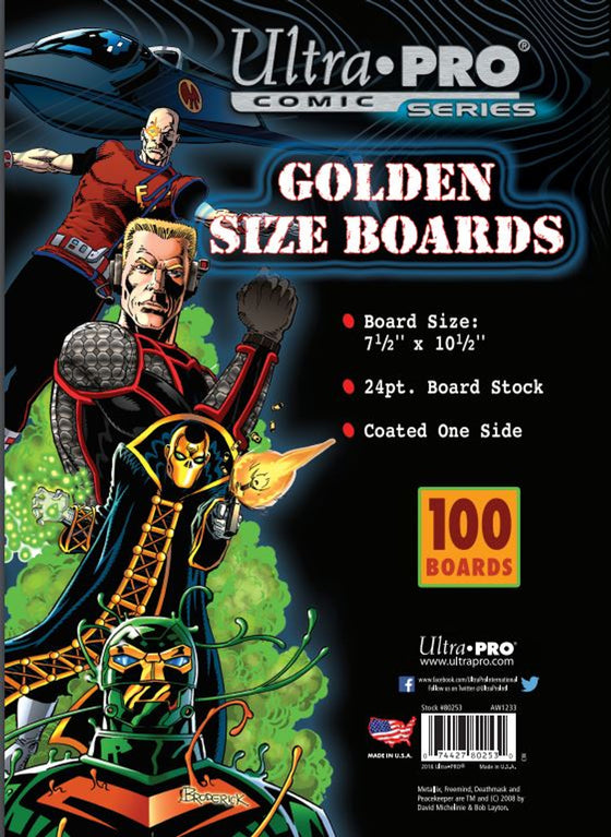 Boards - Golden 7 1/2" x 10 1/2" (100 per pack) (CDG)