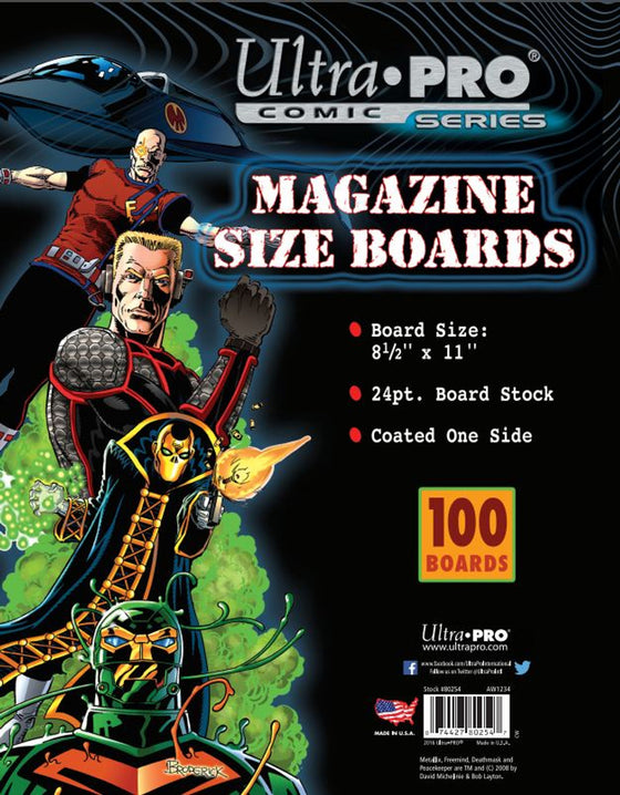 Boards - Magazine 8 1/2 x 11 (100 per pack) (CDG)