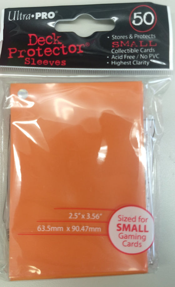 Deck Protectors - U/P Small Size- Orange (10 packs of 60) (CDG)