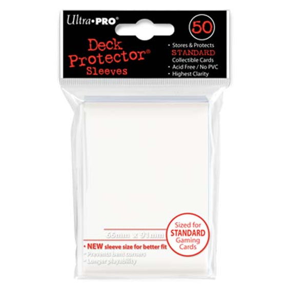 Deck Protector - Solid - White (12 packs of 50) (CDG)