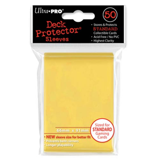 Deck Protector - Solid - Yellow (12 packs of 50) (CDG)