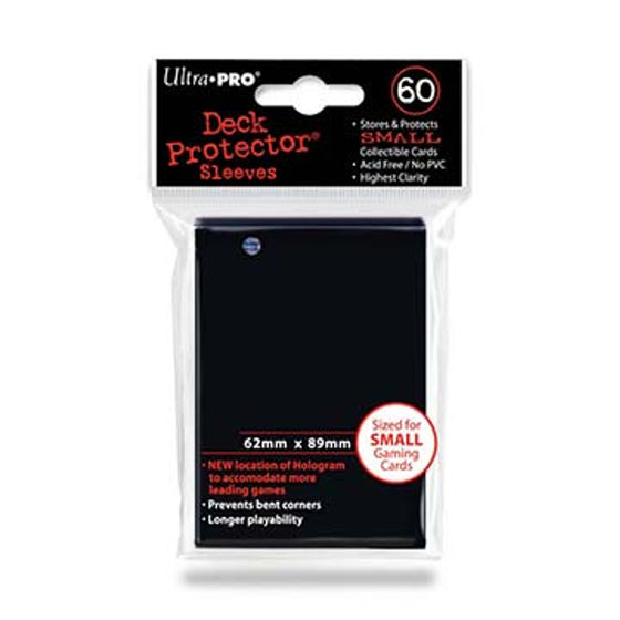 Deck Protector - Small Size - Black (10 packs of 60) (CDG)