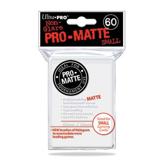 Deck Protector - Pro-Matte Small Size - White (10 packs of 60) (CDG)