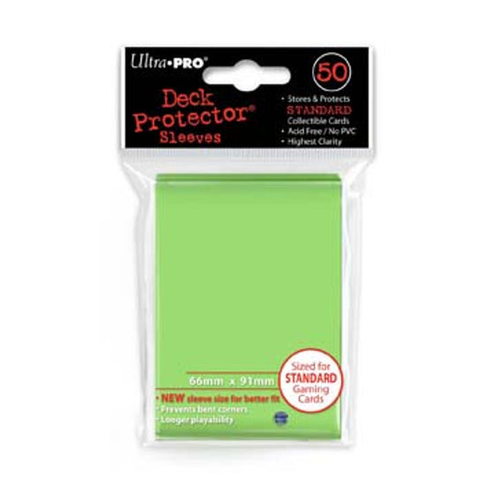 Deck Protector - Solid - Lime Green (12 packs of 50) (CDG)