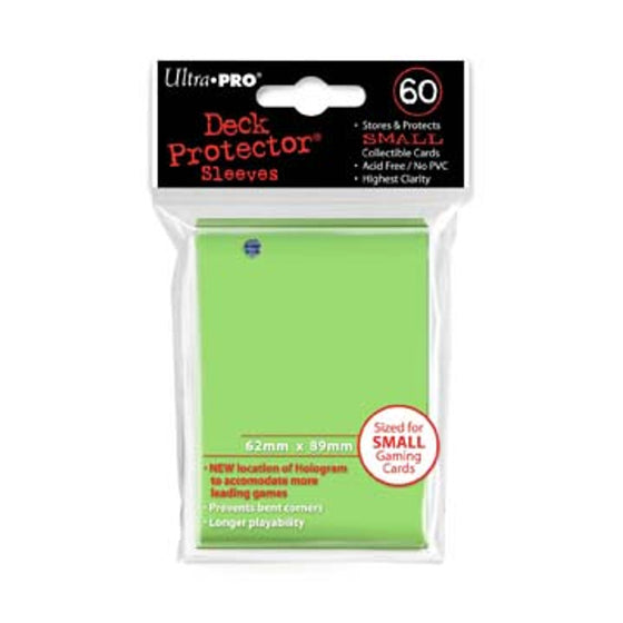 Deck Protector - Small Size - Lime Green (10 packs of 60) (CDG)