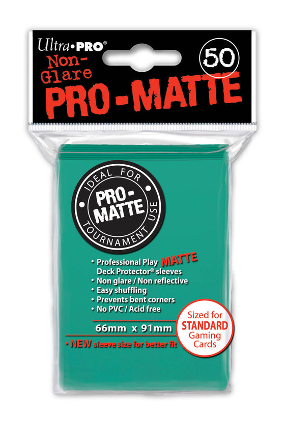 Deck Protector - Pro-Matte - Aqua (12 packs of 50) (CDG)