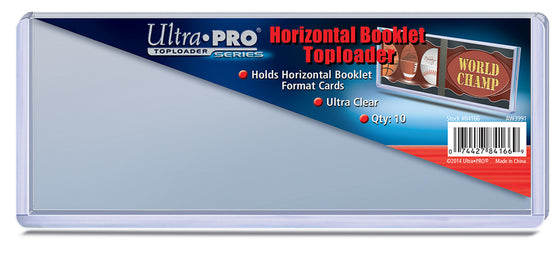 Toploader Booklet - Horizontal - (10 per pack)