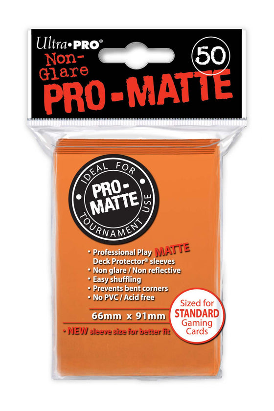 Deck Protector - Pro-Matte - Orange (12 packs of 50) (CDG)