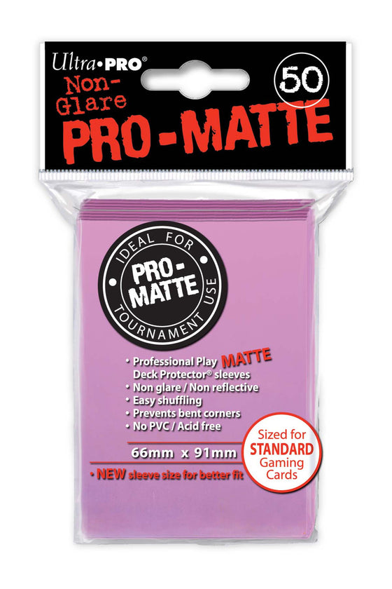 Deck Protector - Pro-Matte - Pink (12 packs of 50) (CDG)