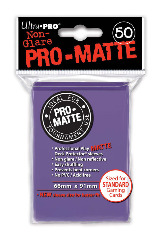 Deck Protector - Pro-Matte - Purple (12 packs of 50) (CDG)