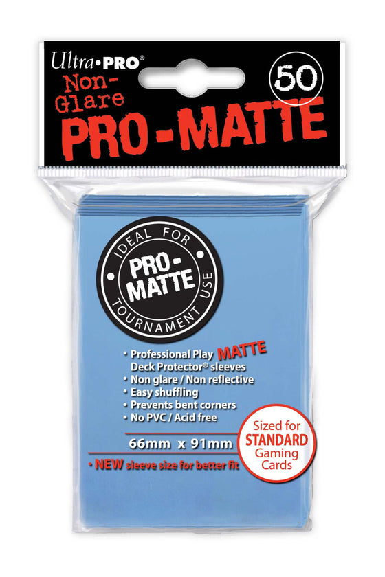 Deck Protector - Pro-Matte - Light Blue (12 packs of 50) (CDG)