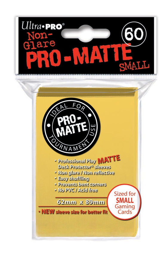 Deck Protector - Pro Matte Small Size - Yellow (10 packs of 60 (CDG)