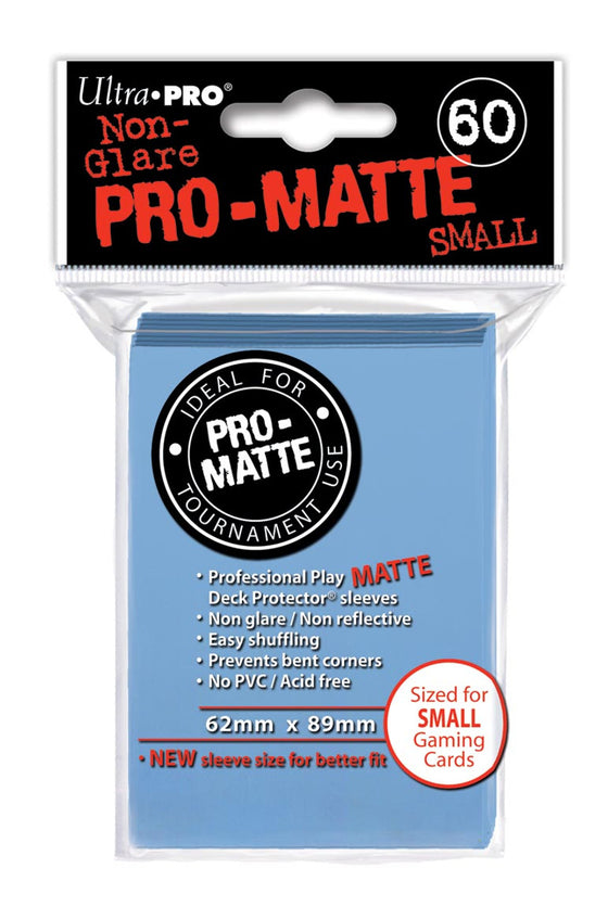 Deck Protector - Pro Matte Small Size - Light Blue (10 packs of 60) (CDG)