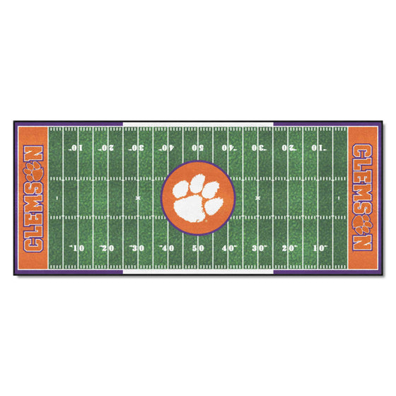 Clemson Tigers Field Runner Mat - 30in. x 72in.