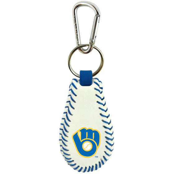 Milwaukee Brewers Keychain Retro Baseball CO