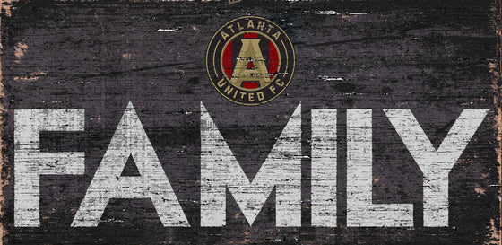 Atlanta United FC Sign Wood 12x6 Family Design - Special Order