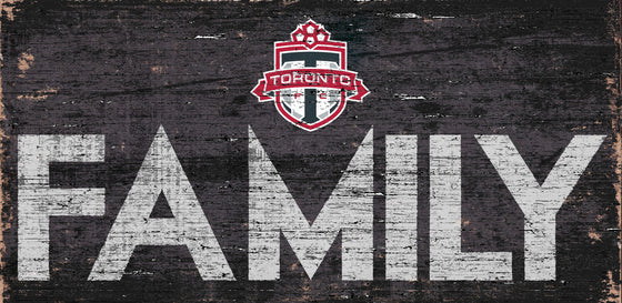 Toronto FC Sign Wood 12x6 Family Design - Special Order