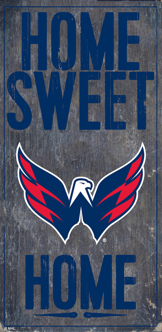 Washington Capitals Sign Wood 6x12 Home Sweet Home Design