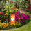 College Flags & Banners Co. Clemson Tigers Mini Garden and Flower Pot Flag Topper