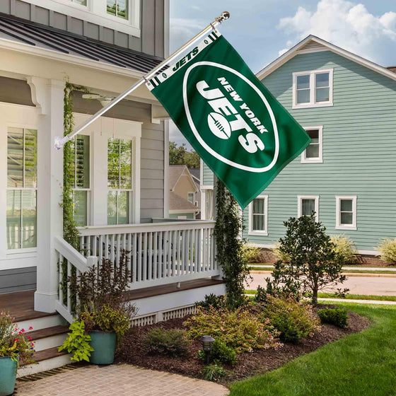 WinCraft New York Jets Printed Header 3x5 Foot Banner Flag