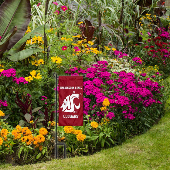 College Flags & Banners Co. Washington State Cougars Mini Garden and Flower Pot Flag Topper