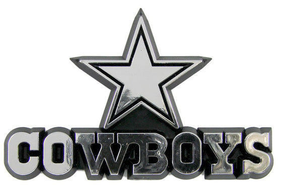 Dallas Cowboys Auto Emblem - Silver