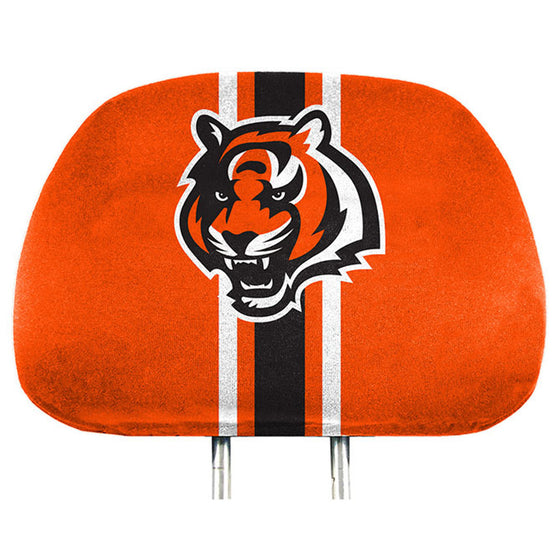 Cincinnati Bengals Headrest Covers Full Printed Style - Special Order