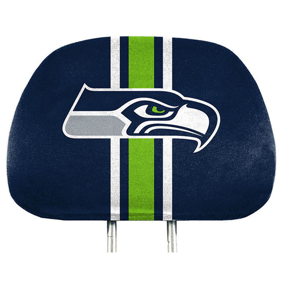 Seattle Seahawks Headrest Covers Full Printed Style - Special Order