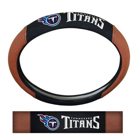 Tennessee Titans Steering Wheel Cover - Premium Pigskin - Special Order