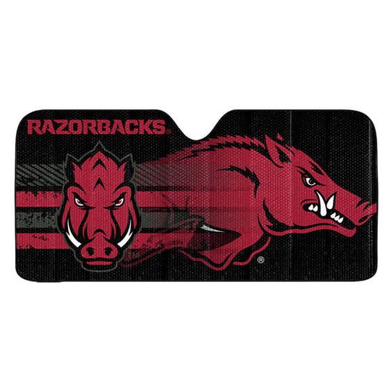 Arkansas Razorbacks Auto Sun Shade 59x27