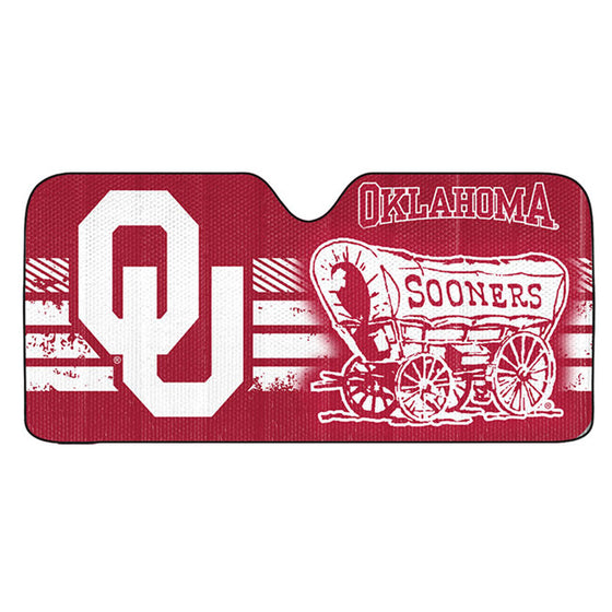 Oklahoma Sooners Auto Sun Shade 59x27