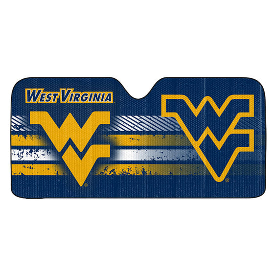 West Virginia Mountaineers Auto Sun Shade 59x27