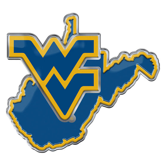 West Virginia Mountaineers Auto Emblem Color Alternate Logo - Special Order