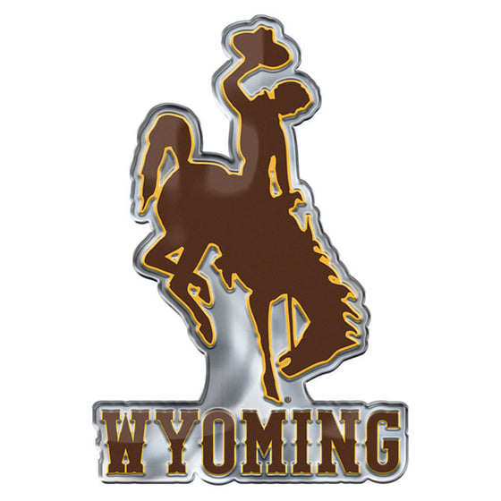 Wyoming Cowboys Auto Emblem Color Alternate Logo - Special Order