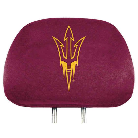 Arizona State Sun Devils Headrest Covers Full Printed Style - Special Order