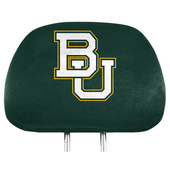 Baylor Bears Headrest Covers Full Printed Style - Special Order