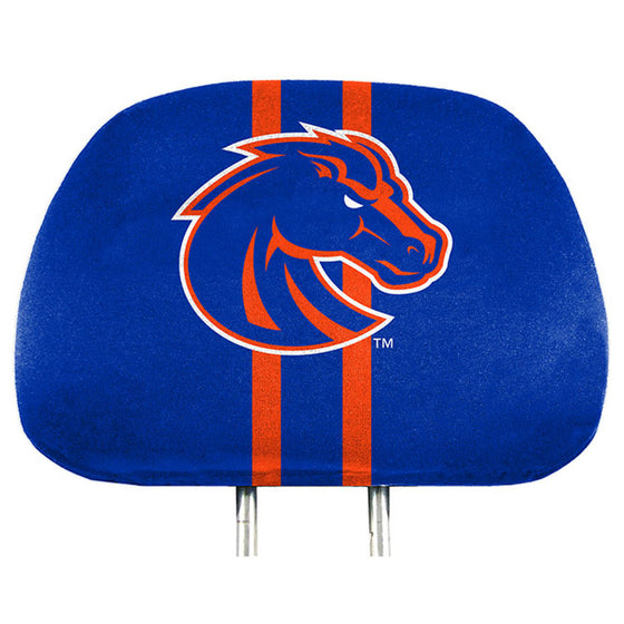 Boise State Broncos Headrest Covers Full Printed Style - Special Order