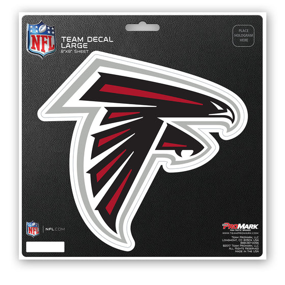 Atlanta Falcons Decal 8x8 Die Cut