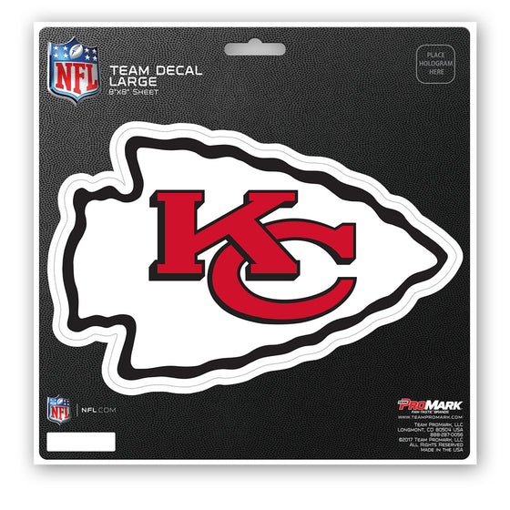 Kansas City Chiefs Decal 8x8 Die Cut