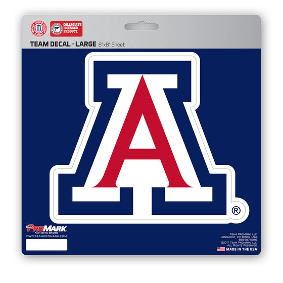 Arizona Wildcats Decal 8x8 Die Cut - Special Order