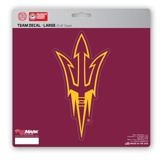 Arizona State Sun Devils Decal 8x8 Die Cut - Special Order