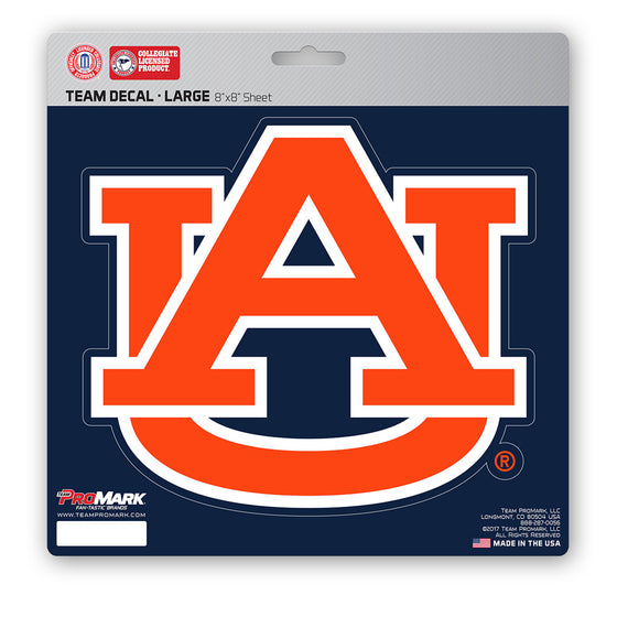 Auburn Tigers Decal 8x8 Die Cut - Special Order