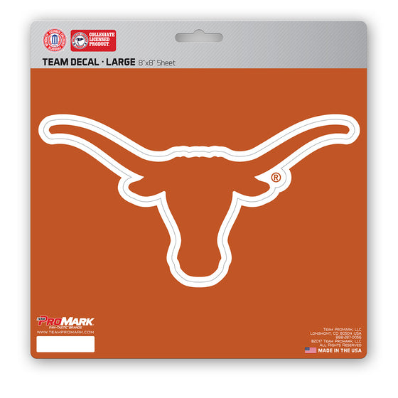 Texas Longhorns Decal 8x8 Die Cut - Special Order