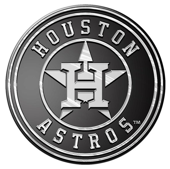 Houston Astros Auto Emblem - Silver