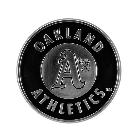 Oakland Athletics Auto Emblem - Silver (CDG)