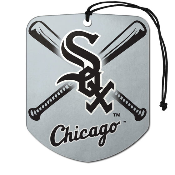 Chicago White Sox Air Freshener Shield Design 2 Pack - Special Order