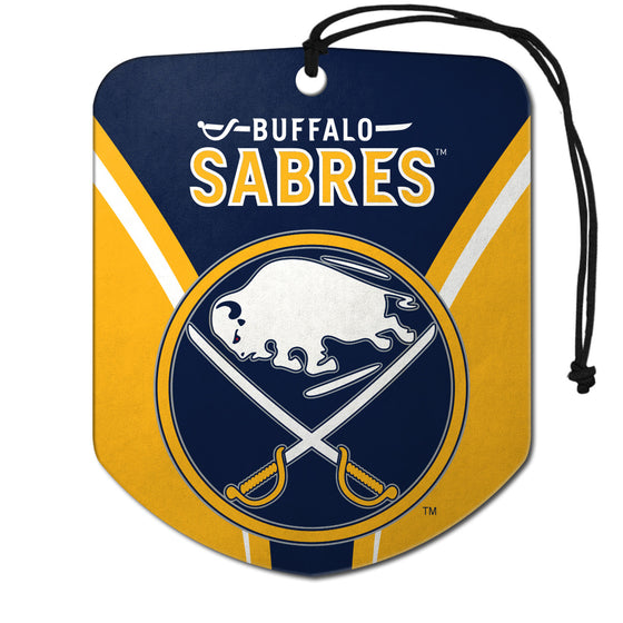 Buffalo Sabres Air Freshener Shield Design 2 Pack - Special Order