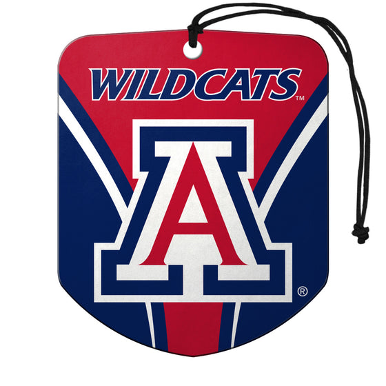 Arizona Wildcats Air Freshener Shield Design 2 Pack - Special Order